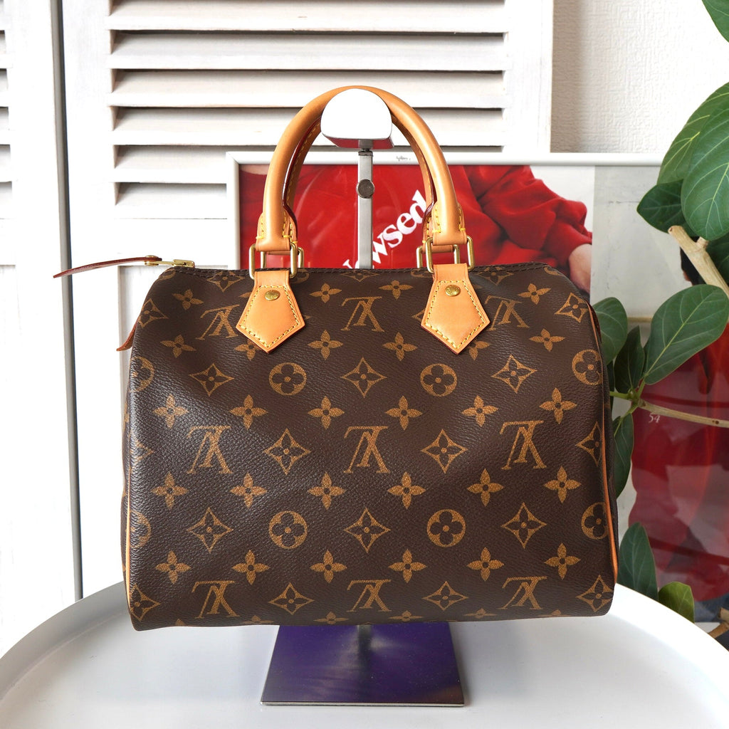 【良品】ルイヴィトン スピーディ25 モノグラム M41528 ハンドバッグ ルイ・ヴィトン LOUIS VUITTON スピーディ25 M41528 ブラウン