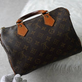ルイ ヴィトン モノグラム スピーディ25 M41528 ハンドバッグ ブラウン - NEWSED