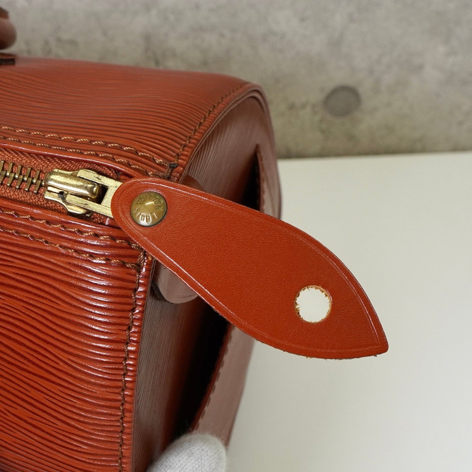 ルイ・ヴィトン エピ スピーディ25 ハンドバッグ ケニアブラウン