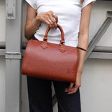 ルイ・ヴィトン エピ スピーディ25 ハンドバッグ ケニアブラウン M43003 - NEWSED