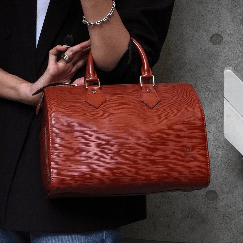 ルイ ヴィトン エピ スピーディ25 ケニアブラウン ミニボストンバッグ M43013