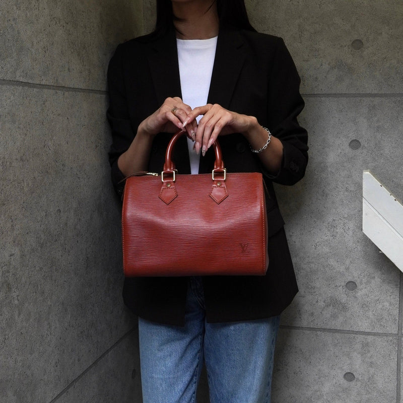 ルイ ヴィトン エピ スピーディ25 ケニアブラウン ミニボストンバッグ M43013 - NEWSED