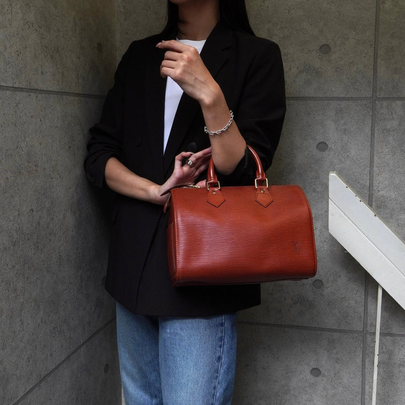 ルイ ヴィトン エピ スピーディ25 ケニアブラウン ミニボストンバッグ M43013 - NEWSED