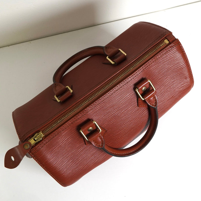 ルイ ヴィトン エピ スピーディ25 ケニアブラウン ミニボストンバッグ M43013 - NEWSED