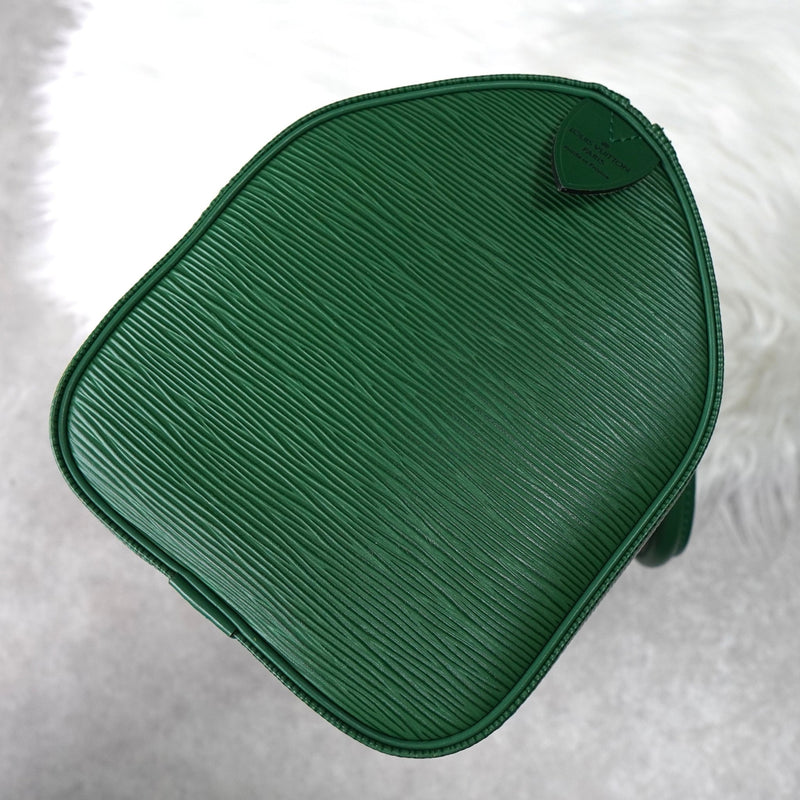 ルイ・ヴィトン エピ スピーディ25 ハンドバッグ ボルネオグリーン M43014 - NEWSED