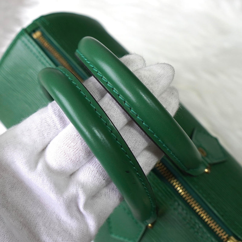 ルイ・ヴィトン エピ スピーディ25 ハンドバッグ ボルネオグリーン M43014 - NEWSED