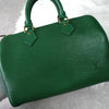 ルイ・ヴィトン エピ スピーディ25 ハンドバッグ ボルネオグリーン M43014
