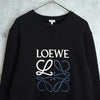ロエベ アナグラム スウェット ブラック