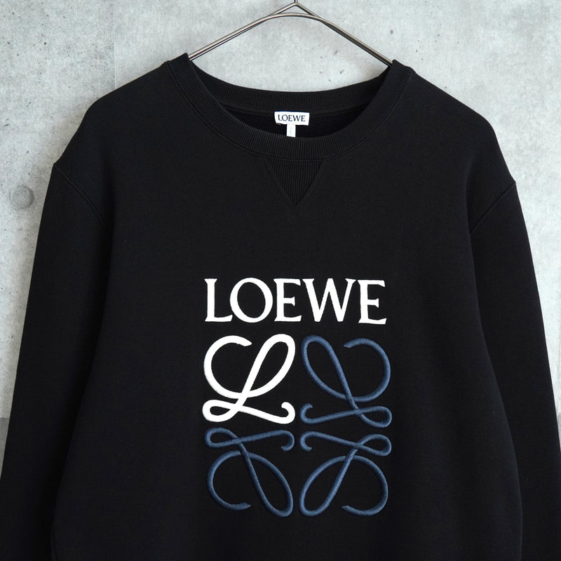 ロエベ アナグラム スウェット ブラック