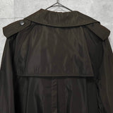 プラダ ナイロン トレンチコート ブラウン