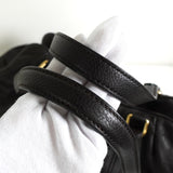 ルイ ヴィトン モノグラム マヒナ ルナーPM ショコラ ハンドバッグ ダークブラウン M97051