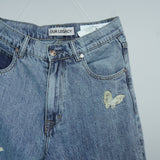 アワーレガシー 25SS VAST CUT バタフライ 刺繍 デニム ブルー - NEWSED