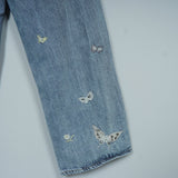 アワーレガシー 25SS VAST CUT バタフライ 刺繍 デニム ブルー - NEWSED