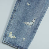アワーレガシー 25SS VAST CUT バタフライ 刺繍 デニム ブルー - NEWSED