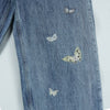 アワーレガシー 25SS VAST CUT バタフライ 刺繍 デニム ブルー