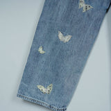 アワーレガシー 25SS VAST CUT バタフライ 刺繍 デニム ブルー - NEWSED