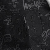 25th Anniversary World Tour Varsity Jacket ステューシー 25周年 スタジャン ブラック メンズ - NEWSED