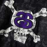 25th Anniversary World Tour Varsity Jacket ステューシー 25周年 スタジャン ブラック メンズ - NEWSED