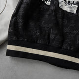 25th Anniversary World Tour Varsity Jacket ステューシー 25周年 スタジャン ブラック メンズ - NEWSED