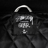 25th Anniversary World Tour Varsity Jacket ステューシー 25周年 スタジャン ブラック メンズ - NEWSED