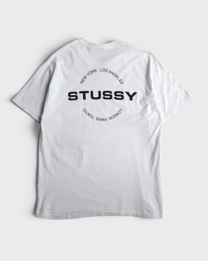 City Circle S/S Tee ステューシー Tシャツ ホワイト L メンズ