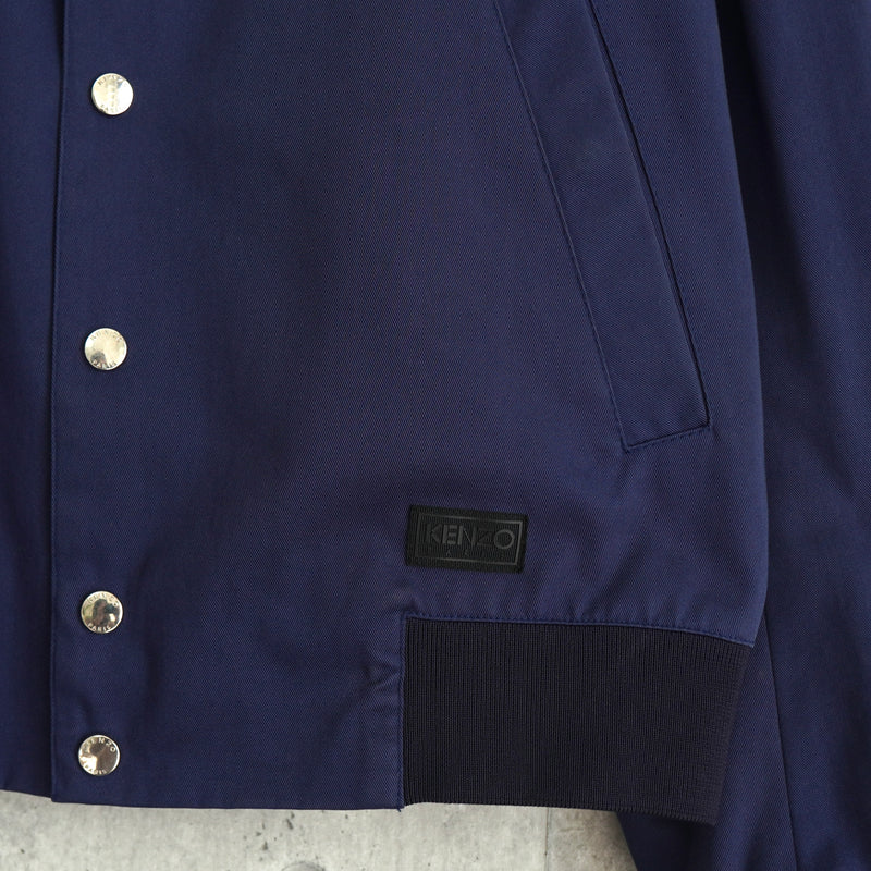 Kenzo 后背徽标运动夹克 海军蓝