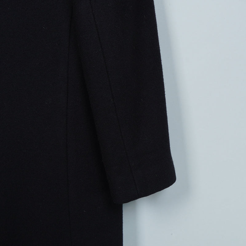アルマーニ エクスチェンジ チェスターコート ウールコート ブラック