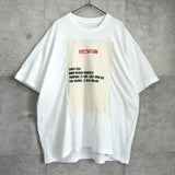 エムエムシックス メゾン マルジェラ パッチワーク オーバーサイズ Tシャツ ホワイト