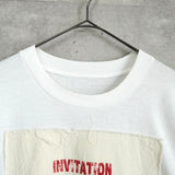 エムエムシックス メゾン マルジェラ パッチワーク オーバーサイズ Tシャツ ホワイト