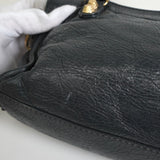 バレンシアガ ジャイアンドミニシティ レザー 2way ハンドバッグ ショルダーバッグ ブラック / グレー