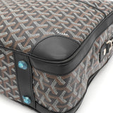 ゴヤール アンバサッドMM PVC/レザー ブリーフケース ビジネスバッグ ブラック メンズ