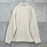 ポロ ラルフローレン ポニーロゴ ハーフジップ フリース プルオーバー アイボリー