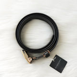 バーバリー ヴィンテージ ホースロゴ 差し込み式 ベルト ブラック メンズ デッドストック 箱付き