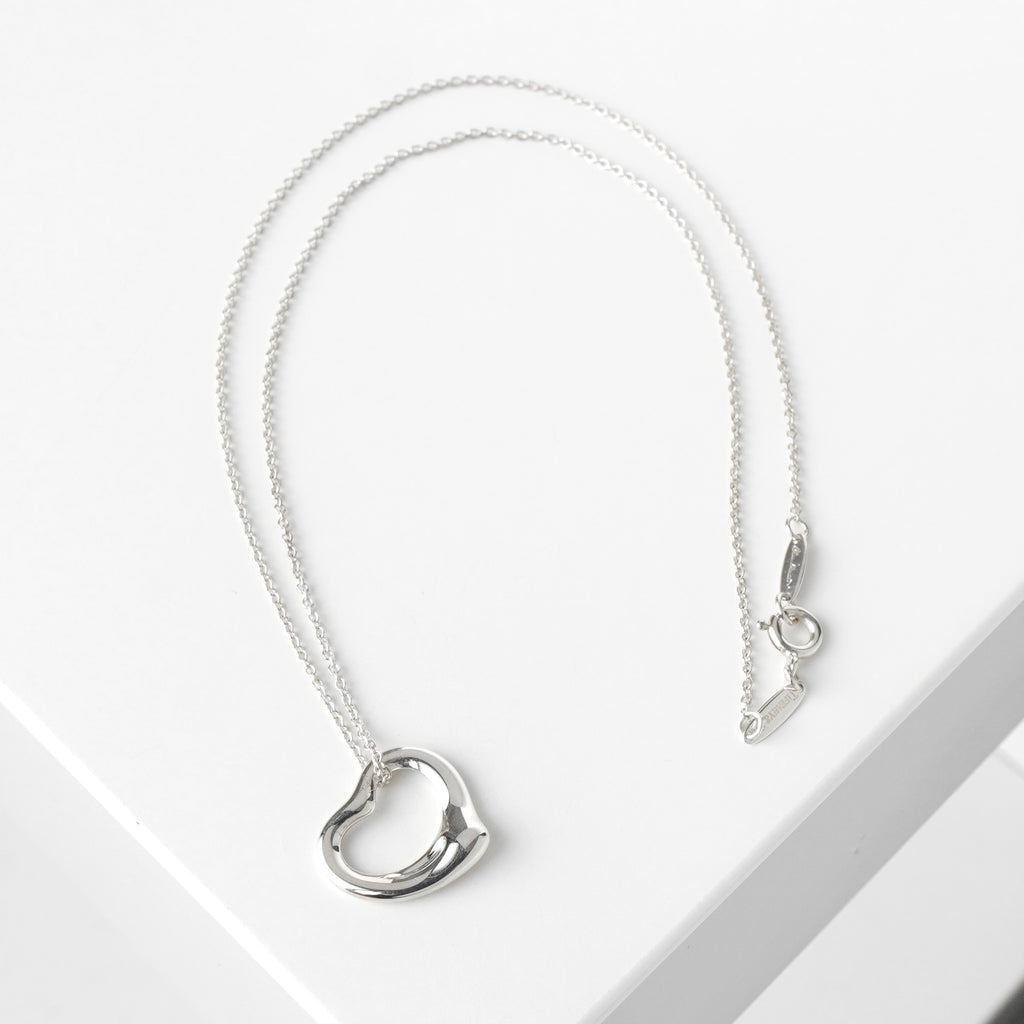 ティファニー オープンハート ネックレス シルバー925