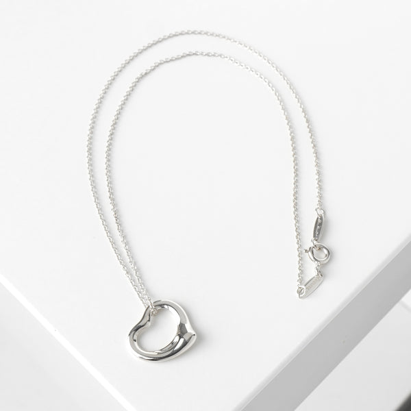 ティファニー オープンハート ネックレス シルバー925