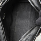 ロエベ アマソナ28 アナグラム レザー ミニボストンバッグ ハンドバッグ ブラック