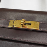 エルメス ケリー28 1964年製 ゴールド金具 ハンドバッグ T刻 ブランド - NEWSED