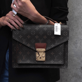 ルイ・ヴィトン モノグラム モンソー28 2way ハンドバッグ ショルダーバッグ ブラウン M51185 - NEWSED