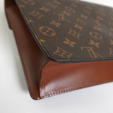 ルイ・ヴィトン モノグラム モンソー28 2way ハンドバッグ ショルダーバッグ ブラウン M51185 - NEWSED