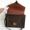 ルイ・ヴィトン モノグラム モンソー28 2way ハンドバッグ ショルダーバッグ ブラウン M51185