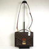 ルイ・ヴィトン モノグラム モンソー28 2way ハンドバッグ ショルダーバッグ ブラウン M51185 - NEWSED