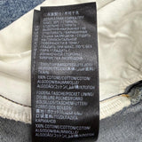 バレンシアガ ダメージ加工 ロゴ総柄 ボタンフライ デニムパンツ インディゴ 28 レディース - NEWSED