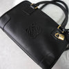 Loewe Amazona 28 Anagram 皮革手提包黑色