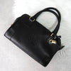 Loewe Amazona 28 Anagram 皮革手提包黑色