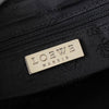 Loewe Amazona 28 黑色绒面革/皮革手提包