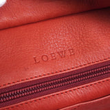 ロエベ アマソナ28 スエード レザー ハンドバッグ レッド レディース - NEWSED