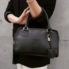 Loewe Amazona 28 Anagram 皮革手提包黑色