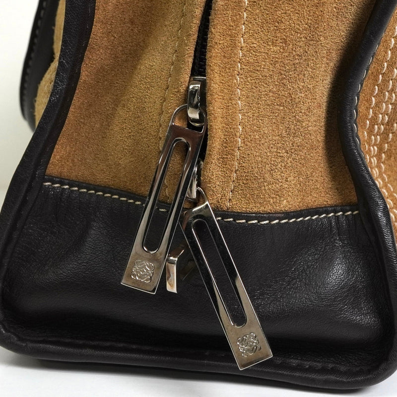 ロエベ　アマソナ28スエードレザーハンドバッグ ロエベ アマソナ28 スウェード