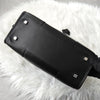 ロエベ アマソナ28 アナグラム レザー ミニボストンバッグ ハンドバッグ ブラック