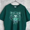 ケンゾー タイガー Tシャツ グリーン